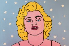 Marilyn Monroe - 40x50cm 2023 Marilyn Monroe - Acryl auf Leinwand 50x40cm, 2023